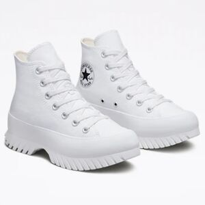 Converse Chuck Taylor All Star Lugged 2.0 White High Top Sneakers Size 9